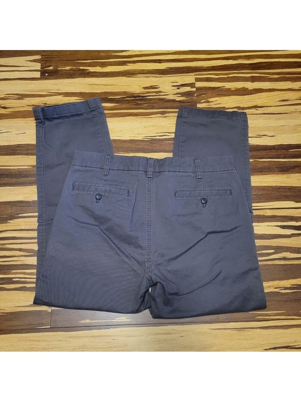 Joseph Abboud Dark Gray Chinos 32x32, But The Length Is 25.5in - Picture 2 of 5